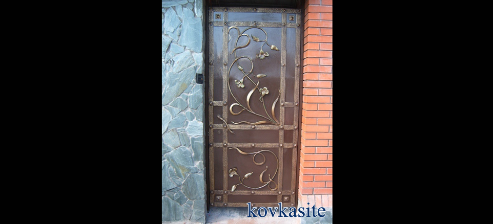 кованые металлические двери в москве 29
